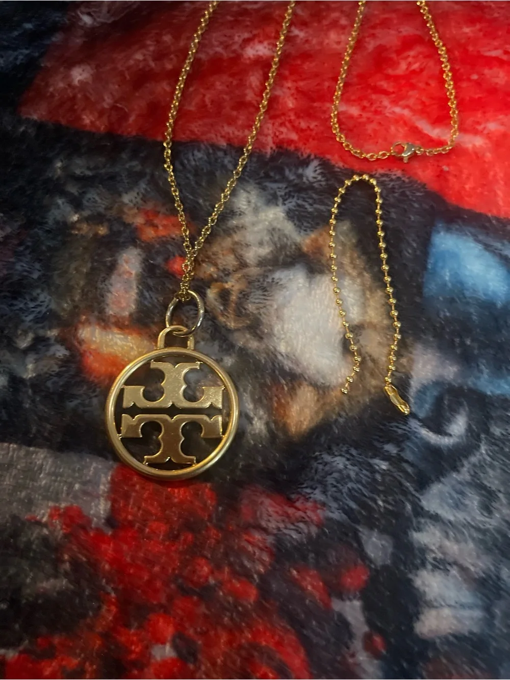 Tory Burch polished gold